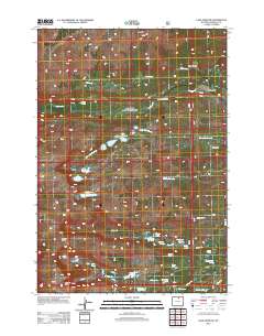 Lake Angeline 2012 topographic map thumbnail