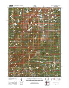 Medicine Bow Peak 2012 topographic map thumbnail