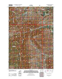 North Ridge 2012 topographic map thumbnail