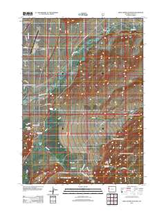 Gros Ventre Junction 2012 topographic map thumbnail