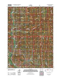 Pole Creek 2012 topographic map thumbnail