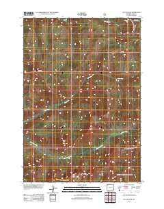 Pollux Peak 2012 topographic map thumbnail