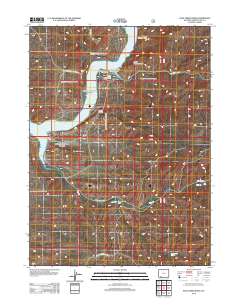 Sage Creek Basin 2012 topographic map thumbnail