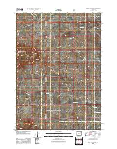 Piney Canyon NE 2012 topographic map thumbnail