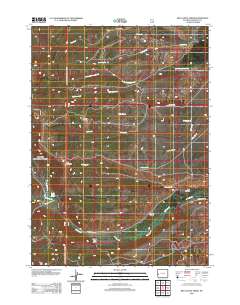 Red Castle Creek 2012 topographic map thumbnail