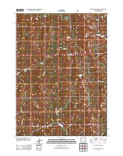 Red Top Mountain 2012 topographic map thumbnail