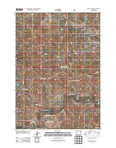 Poddy Creek 2012 topographic map thumbnail