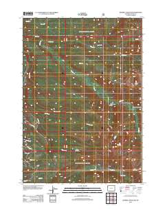 Rammell Mountain 2012 topographic map thumbnail