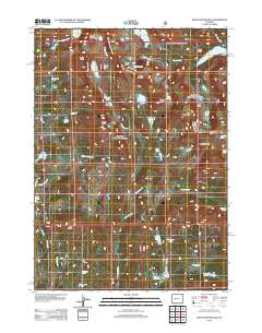 Mount Bonneville 2012 topographic map thumbnail