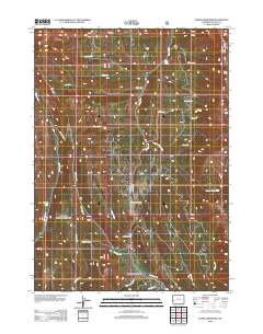 Poison Meadows 2012 topographic map thumbnail