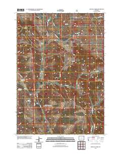 Sheldon Creek 2012 topographic map thumbnail
