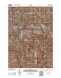Teckla 2012 topographic map thumbnail