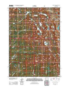 Temple Peak 2012 topographic map thumbnail