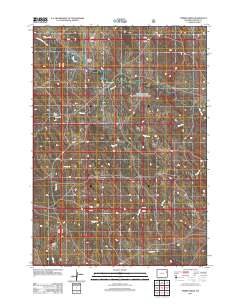 Timber Creek 2012 topographic map thumbnail