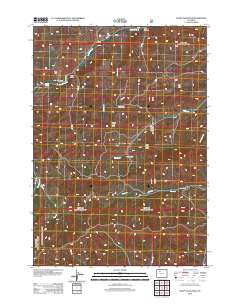 Soapy Dale Peak 2012 topographic map thumbnail