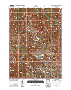 Squaretop Mountain 2012 topographic map thumbnail