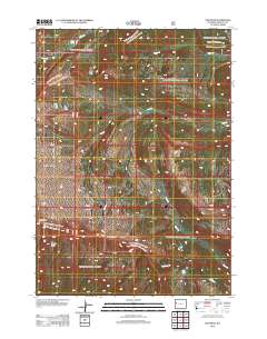 Tosi Peak 2012 topographic map thumbnail