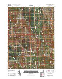 Elk Mountain SW 2012 topographic map thumbnail