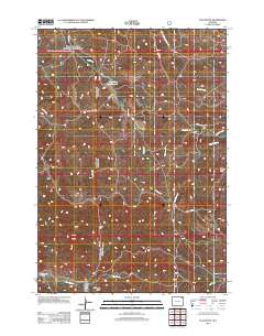Flag Butte 2012 topographic map thumbnail