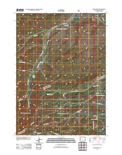 Noble Basin 2012 topographic map thumbnail