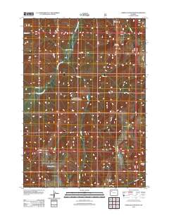Hardluck Mountain 2012 topographic map thumbnail