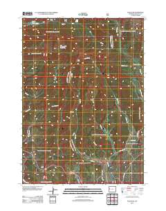 Pass Peak 2012 topographic map thumbnail