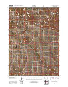 South Pass City 2012 topographic map thumbnail