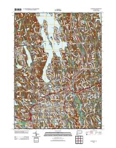 Danbury 2012 topographic map thumbnail