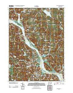 Deep River 2012 topographic map thumbnail