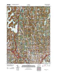 Glenville 2012 topographic map thumbnail