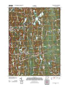 East Killingly 2012 topographic map thumbnail