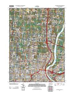 Hartford North 2012 topographic map thumbnail