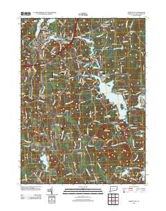 Jewett City 2012 topographic map thumbnail