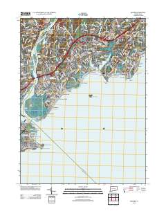 Milford 2012 topographic map thumbnail