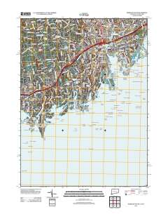 Norwalk South 2012 topographic map thumbnail
