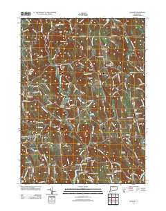 Roxbury 2012 topographic map thumbnail