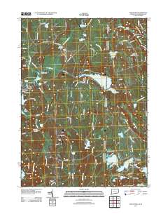 Voluntown 2012 topographic map thumbnail