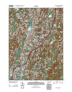 Wallingford 2012 topographic map thumbnail