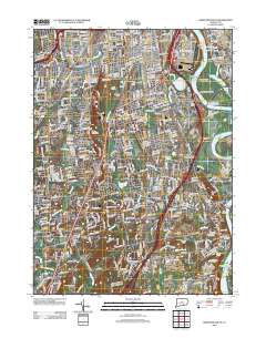 Hartford South 2012 topographic map thumbnail