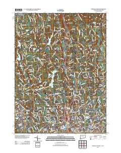 Norwalk North 2012 topographic map thumbnail