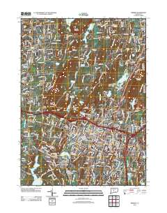 Meriden 2012 topographic map thumbnail