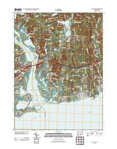 Old Lyme 2012 topographic map thumbnail