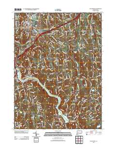 Southbury 2012 topographic map thumbnail