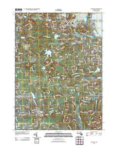 Cohasset 2012 topographic map thumbnail
