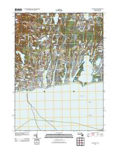 Falmouth 2012 topographic map thumbnail