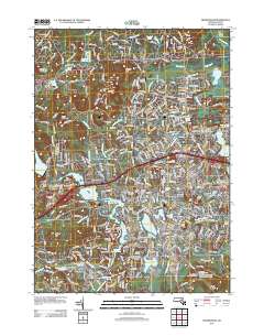 Framingham 2012 topographic map thumbnail