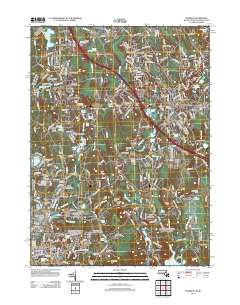Franklin 2012 topographic map thumbnail