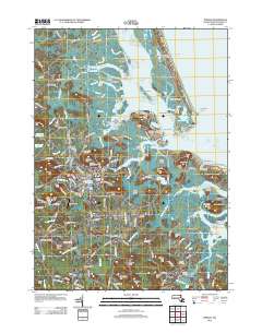 Ipswich 2012 topographic map thumbnail