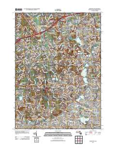 Lexington 2012 topographic map thumbnail