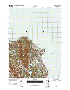 Manomet 2012 topographic map thumbnail